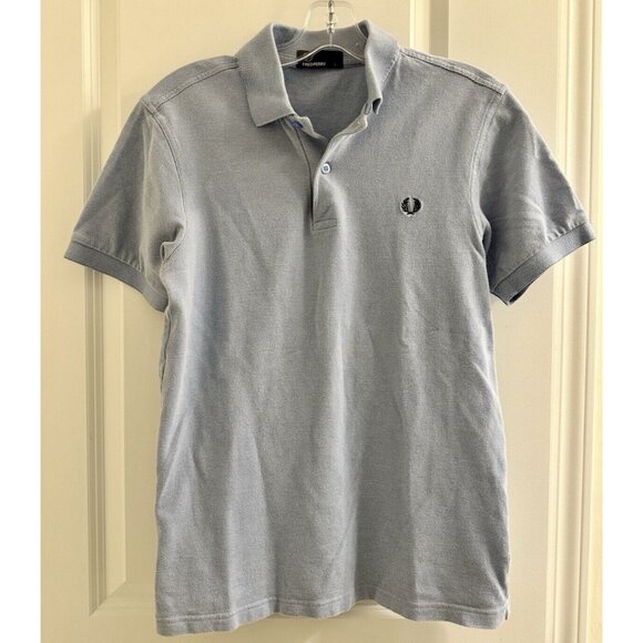 Fred Perry Polo Shirt Men's Small Blue Embroidered Logo Golf Tennis - Picture 4 of 9